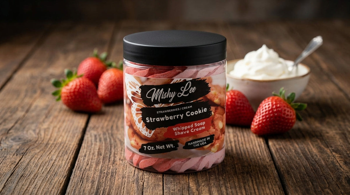 Strawberry Cookie Whipped Soap and Shave Cream