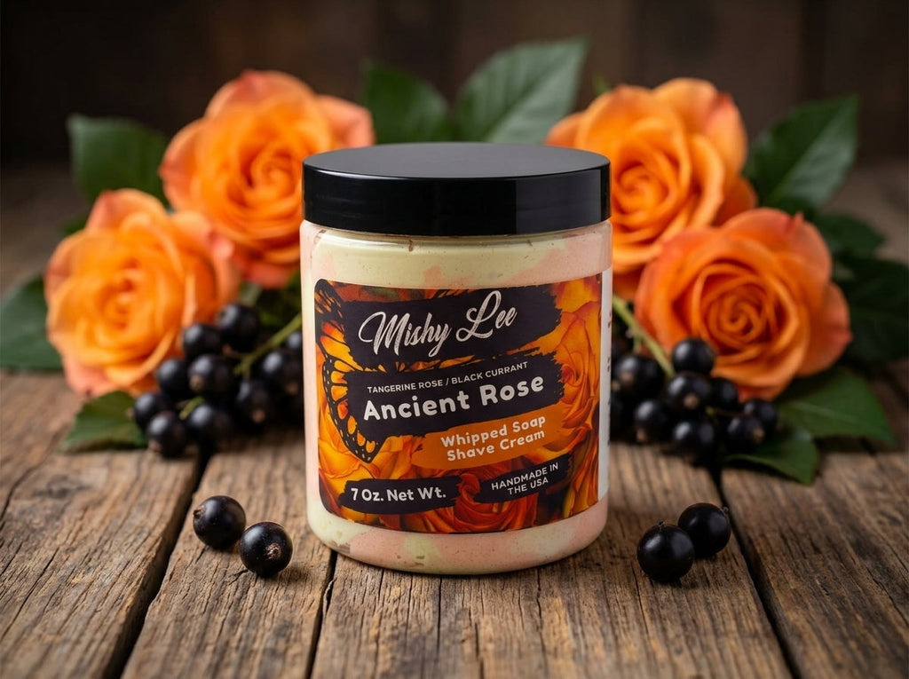 Ancient Rose Whipped Soap and Shave Cream