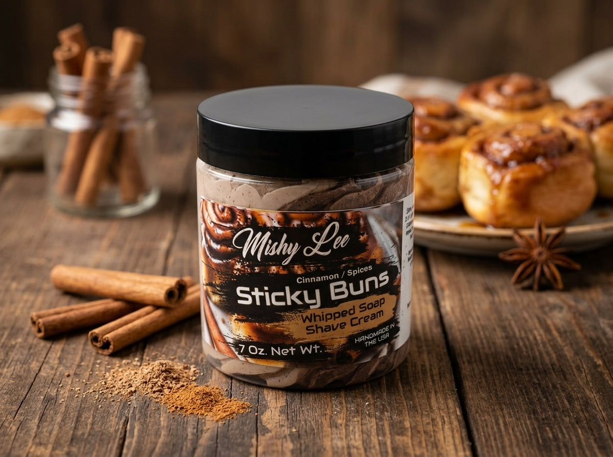 Sticky Buns Whipped Soap and Shave Cream