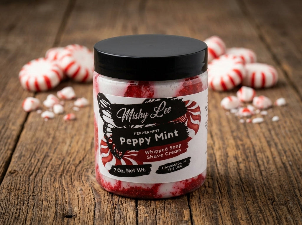 Peppy Mint Whipped Soap and Shave Cream