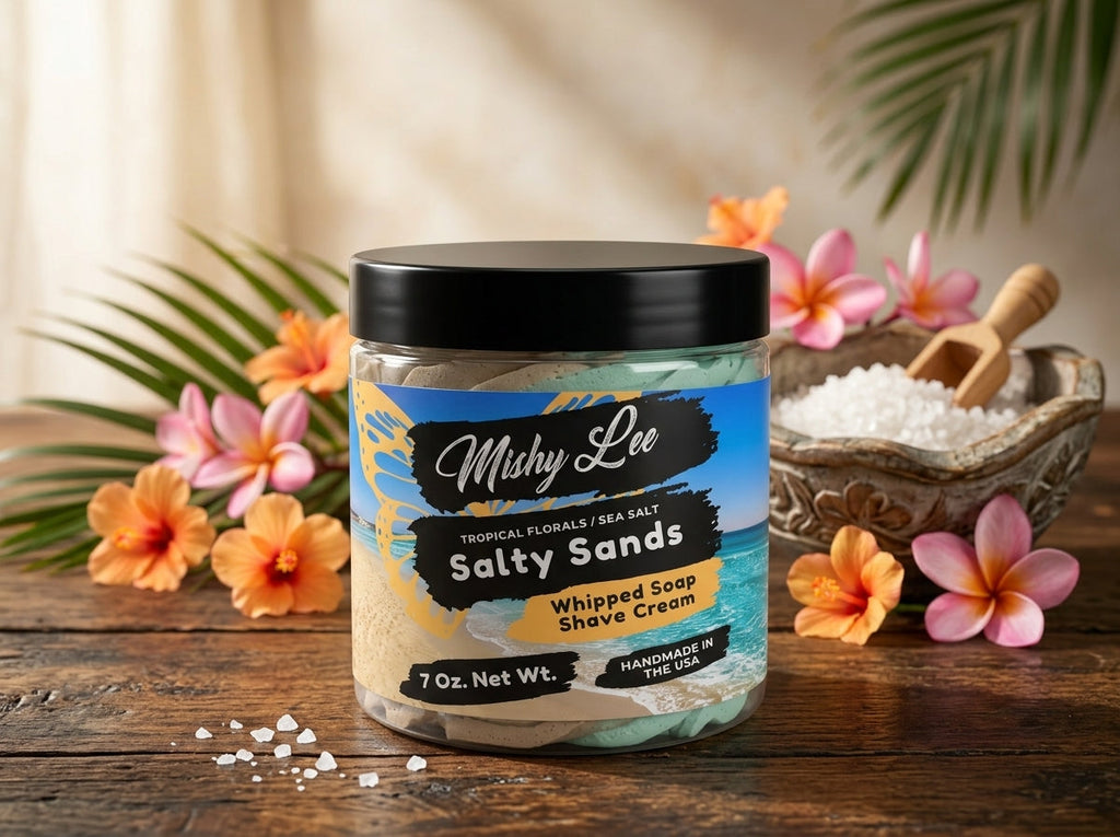 Salty Sands Whipped Soap and Shave Cream