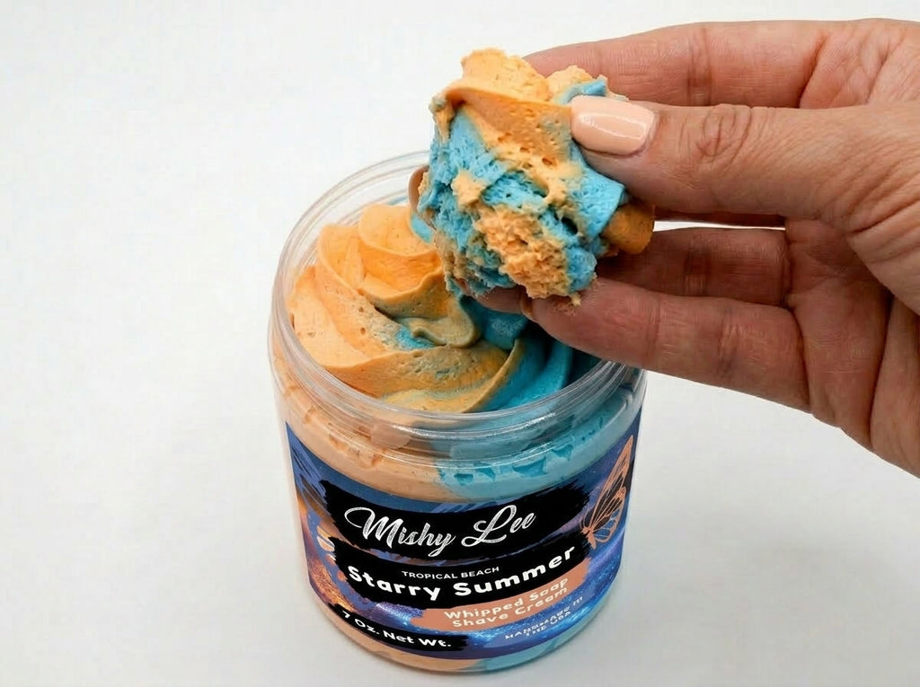 Starry Summer Whipped Soap and Shave Cream