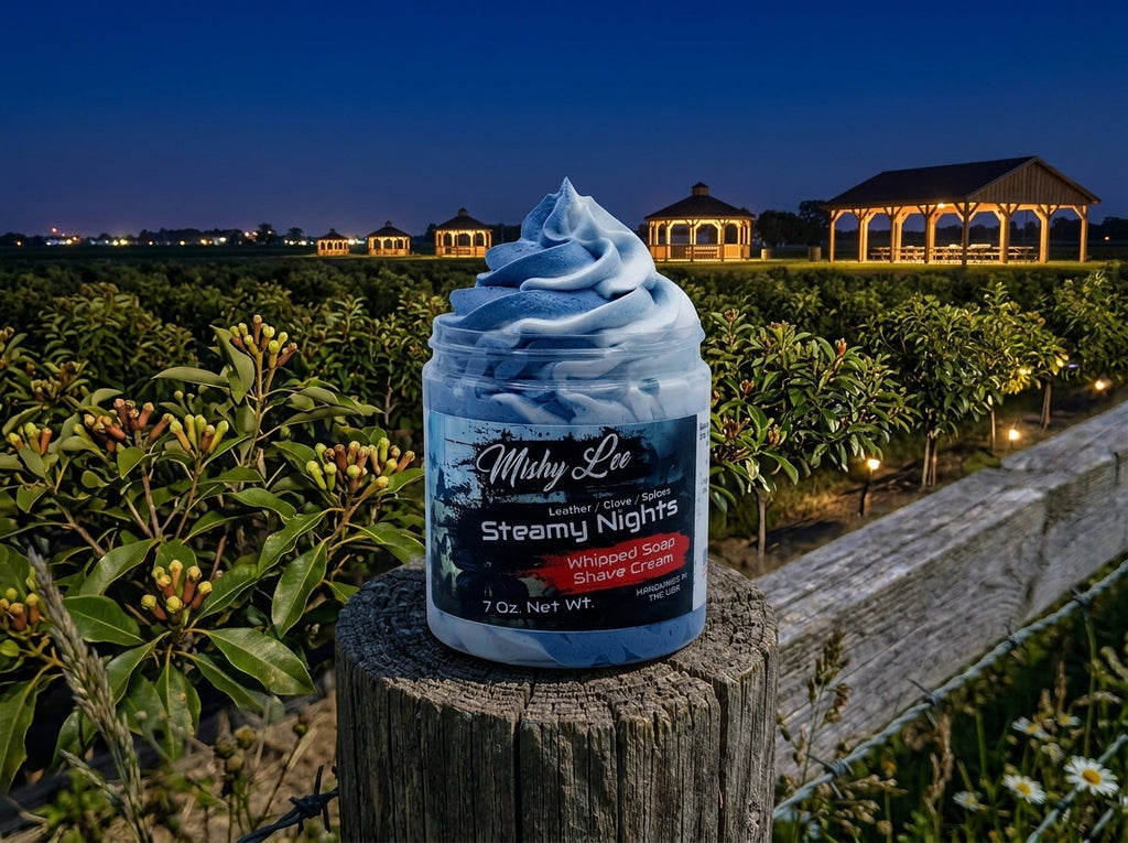 Steamy Nights Men's Whipped Soap and Shave Cream