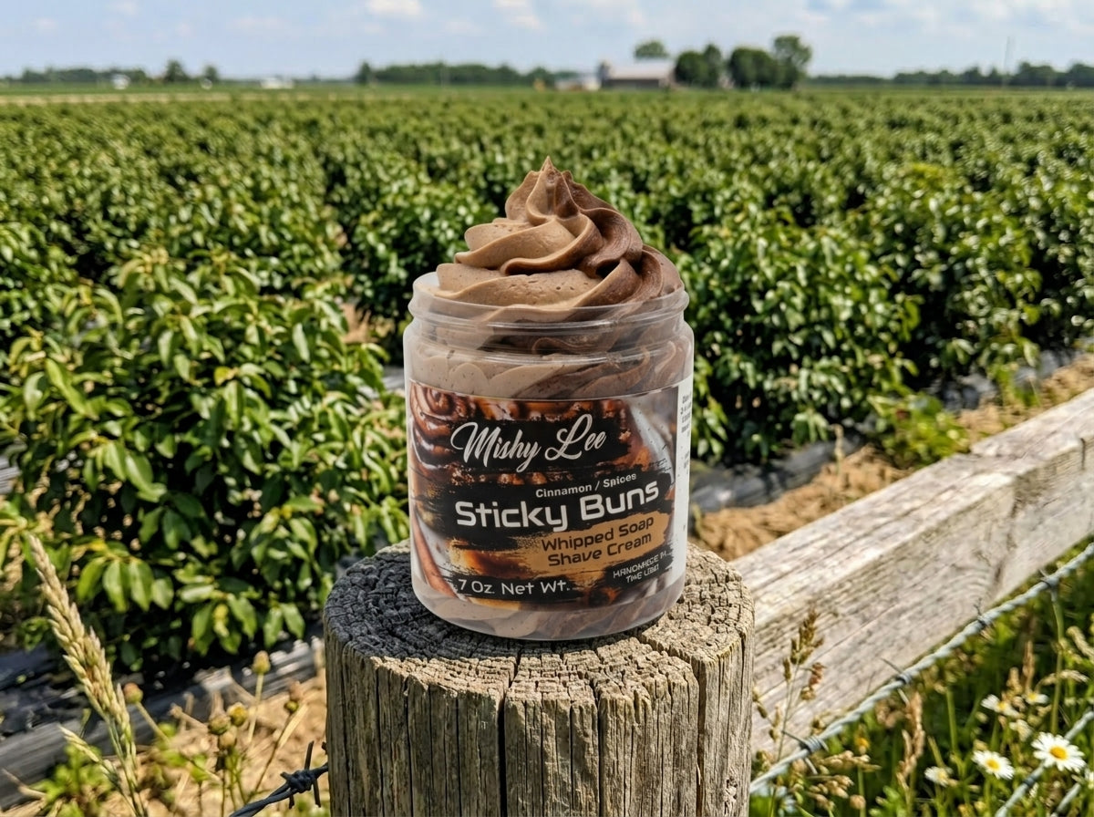 Sticky Buns Whipped Soap and Shave Cream