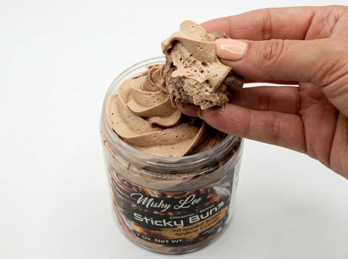 Sticky Buns Whipped Soap and Shave Cream