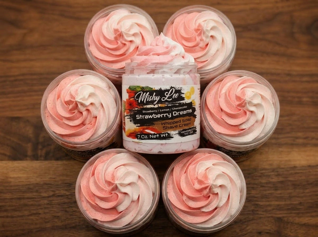 Strawberry Dreams Whipped Soap and Shave Cream