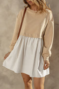 Plus Size Sweatshirt Mini Dress