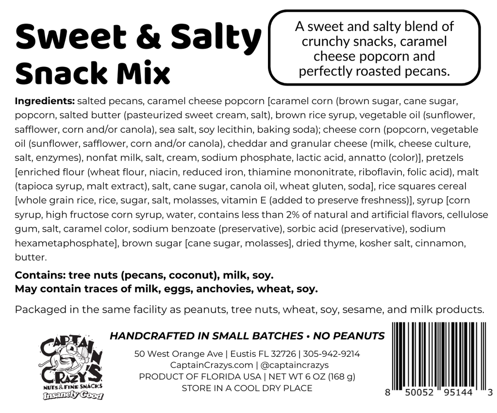 Sweet & Salty Nutty Snack Mix