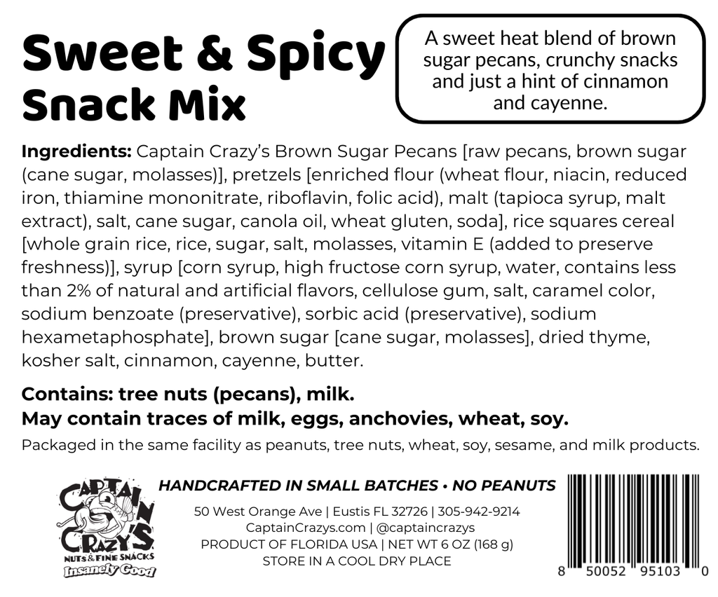 Sweet & Spicy Nutty Snack Mix