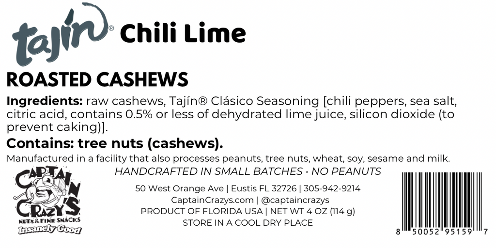 Tajín® Chili Lime Roasted Cashews