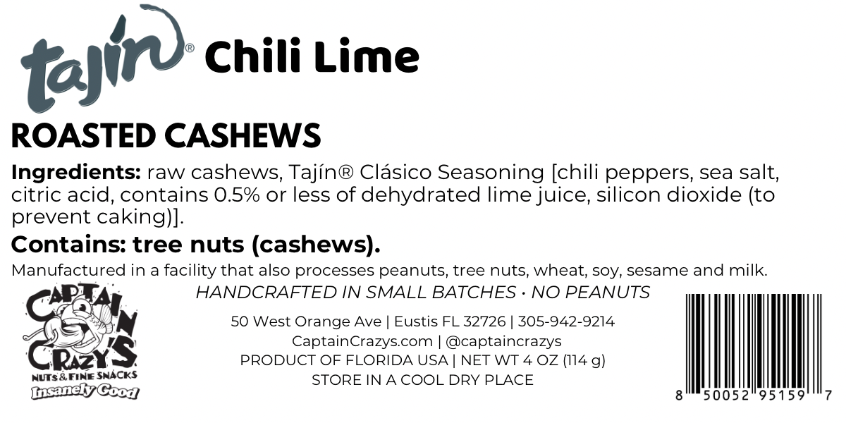 Tajín® Chili Lime Roasted Cashews