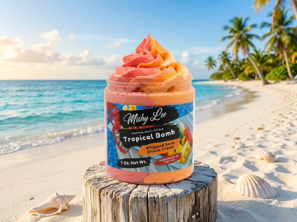 Tropical Fruit Bomb Whipped Soap and Shave Cream