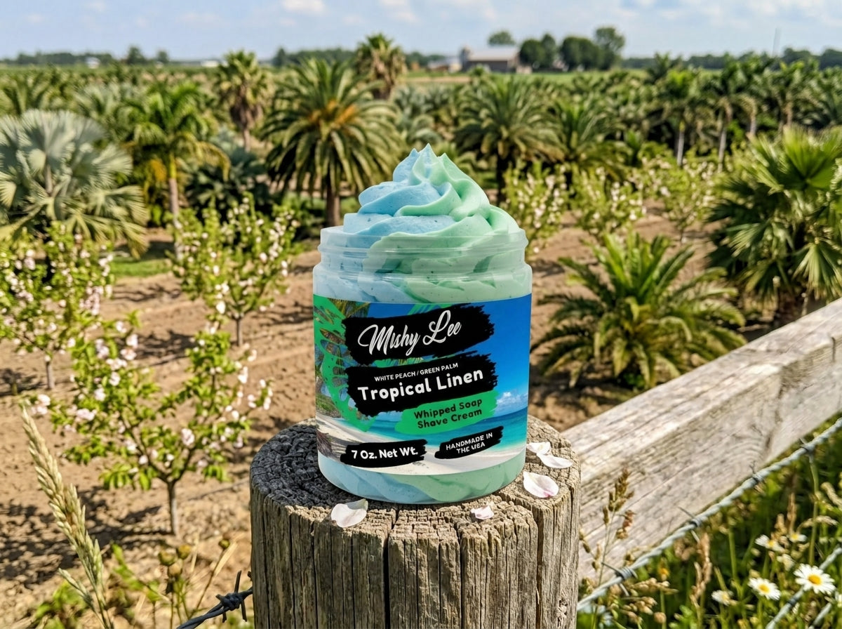 Tropical Linen Whipped Soap and Shave Cream