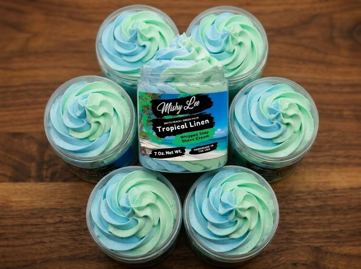 Tropical Linen Whipped Soap and Shave Cream