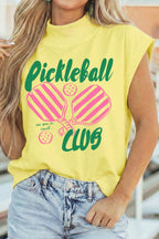 Yellow Pickleball Club Game Day Top