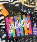 JACKETS NEON RAINBOW STARS TEE
