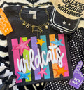 WILDCATS NEON RAINBOW STARS TEE