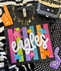 EAGLES NEON RAINBOW STARS TEE