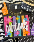 CARDINALS NEON RAINBOW STARS TEE