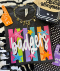BADGERS NEON RAINBOW STARS TEE