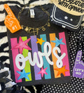 OWLS NEON RAINBOW STARS TEE
