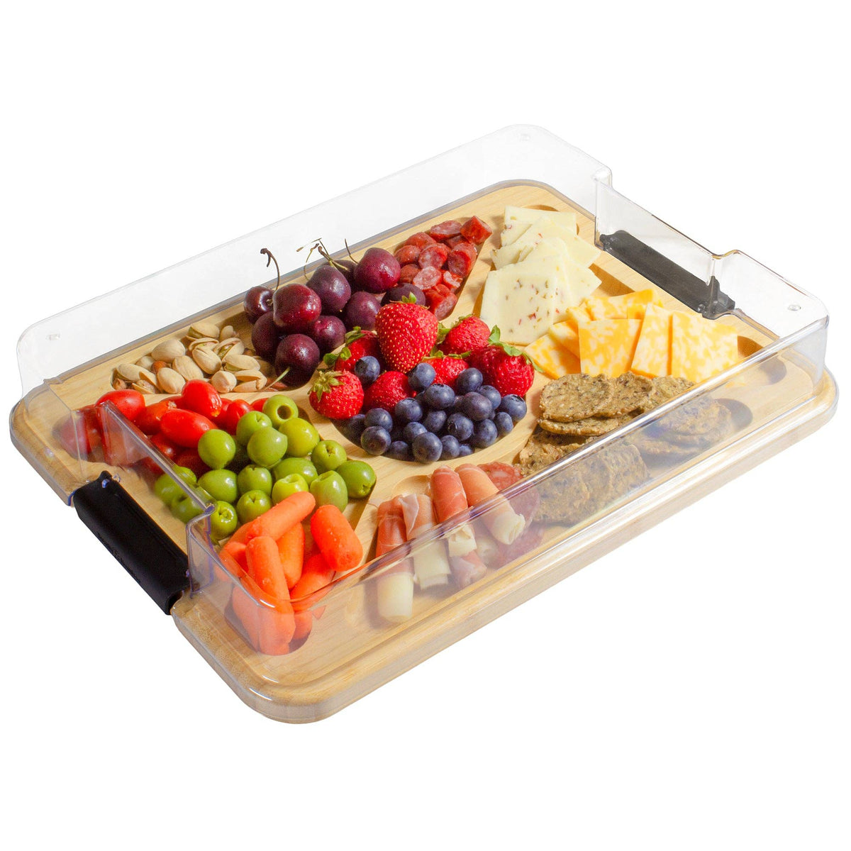 Flip, Serve & Store™ Charcuterie Board with Locking Lid