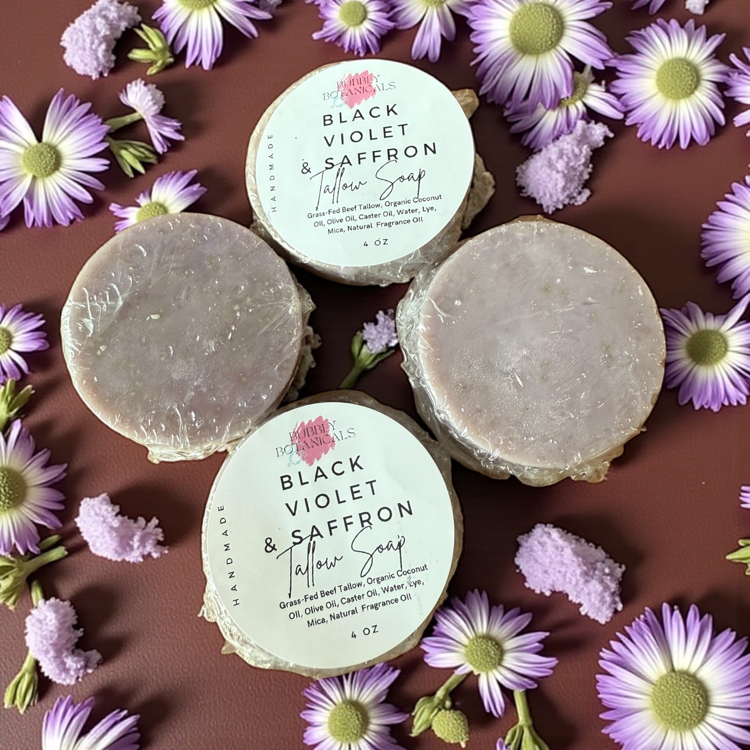 Tallow Mini Soaps – Natural Handmade Tallow Soap Bars for Gift or Travel