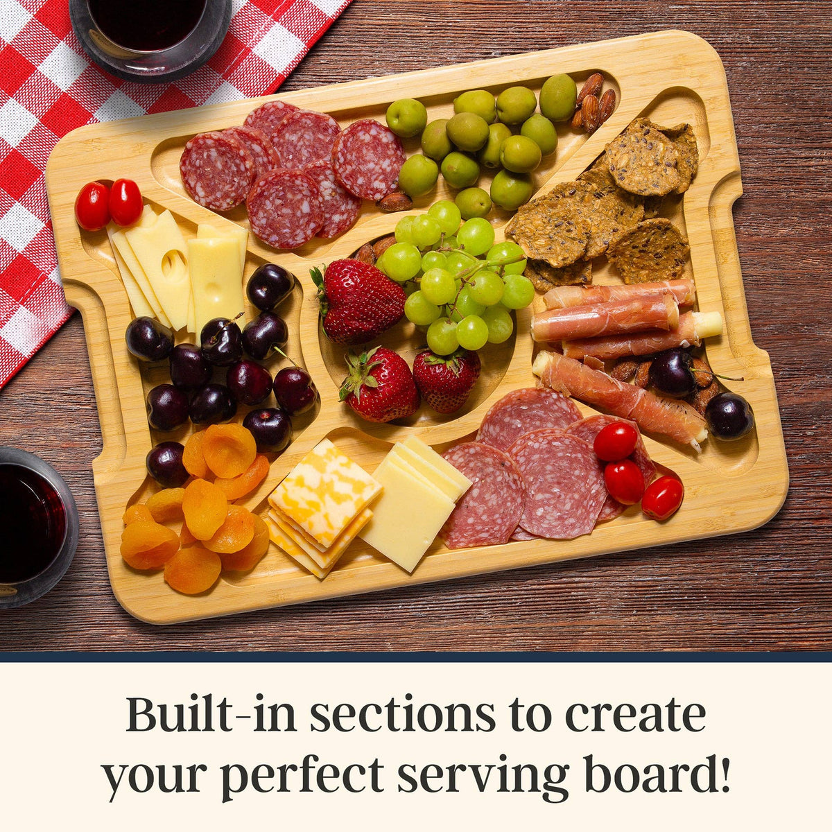 Flip, Serve & Store™ Charcuterie Board with Locking Lid