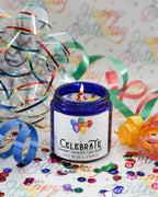 Celebrate - 25 Hour Burn Time Soy Wax Candles - Oily BlendsCelebrate - 25 Hour Burn Time Soy Wax Candles