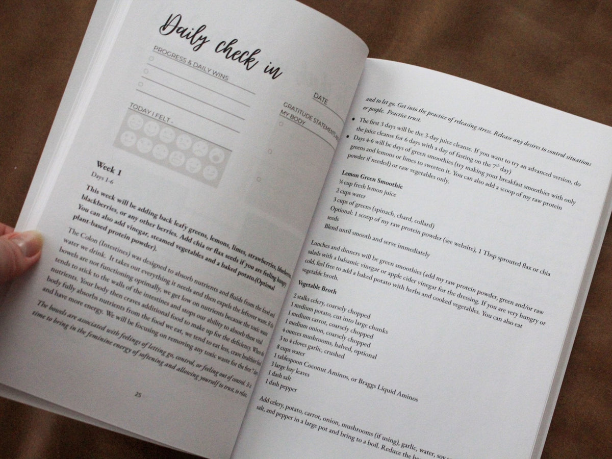 Detox Book- 6 Week Detox Program forDetoxing and Resetting your Body