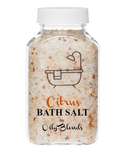 Essential Oil 6 oz Bath Salts - Oily BlendsEssential Oil 6 oz Bath Salts