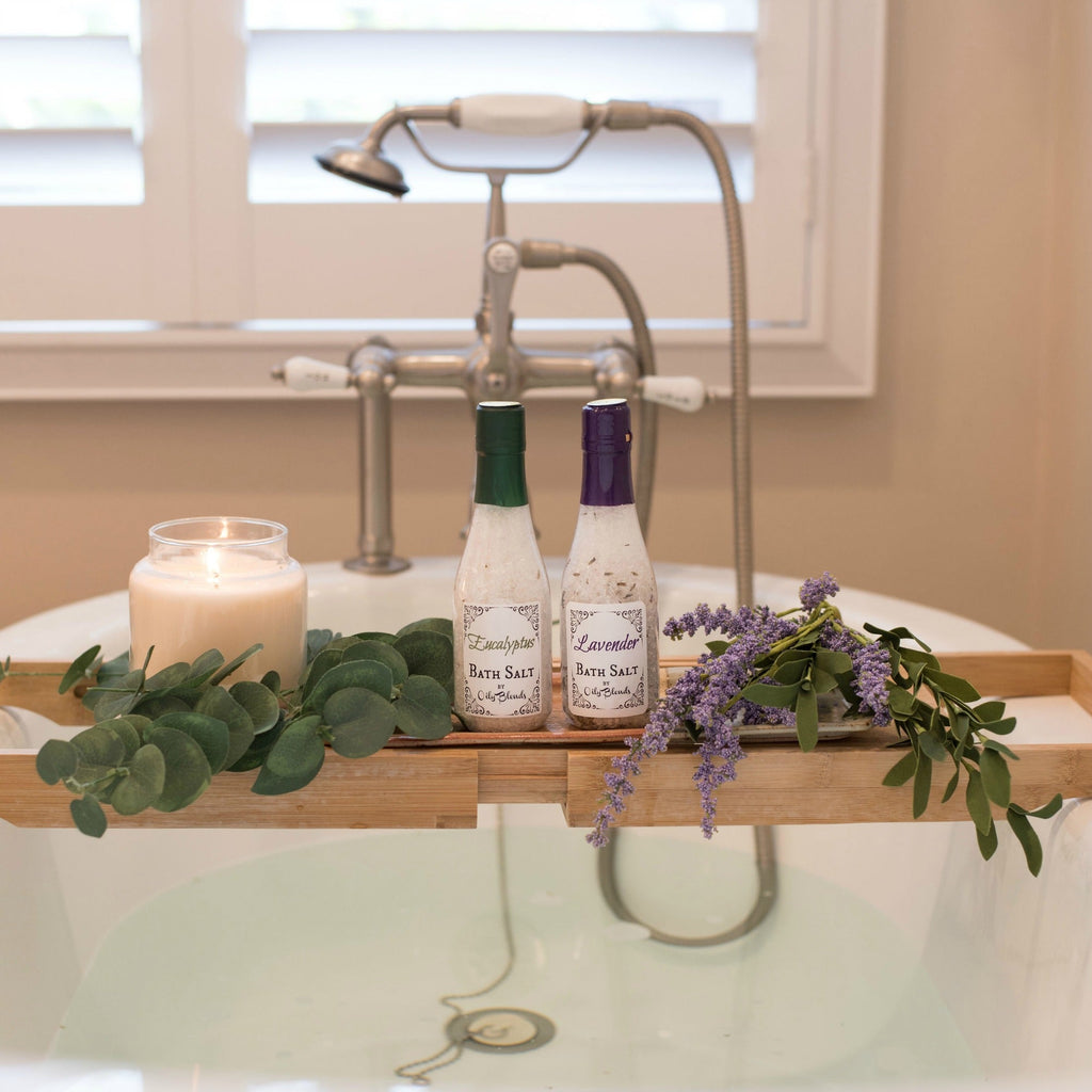 Essential Oil and Herb Bath Salts - Oily BlendsEssential Oil and Herb Bath Salts
