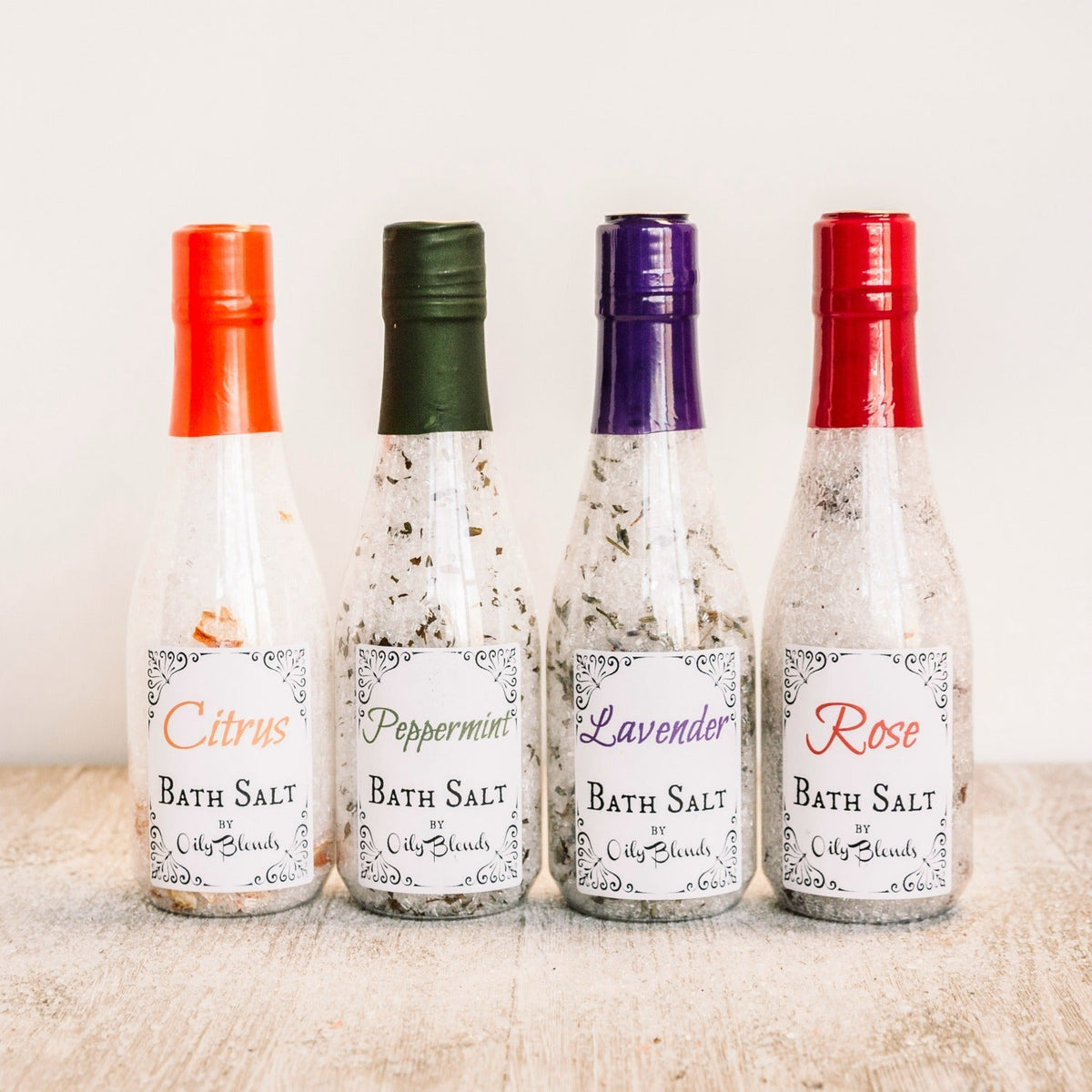 Essential Oil and Herb Bath Salts - Oily BlendsEssential Oil and Herb Bath Salts