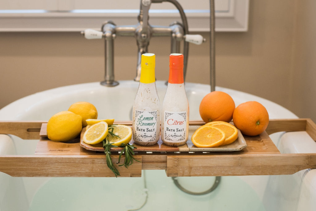 Essential Oil and Herb Bath Salts - Oily BlendsEssential Oil and Herb Bath Salts
