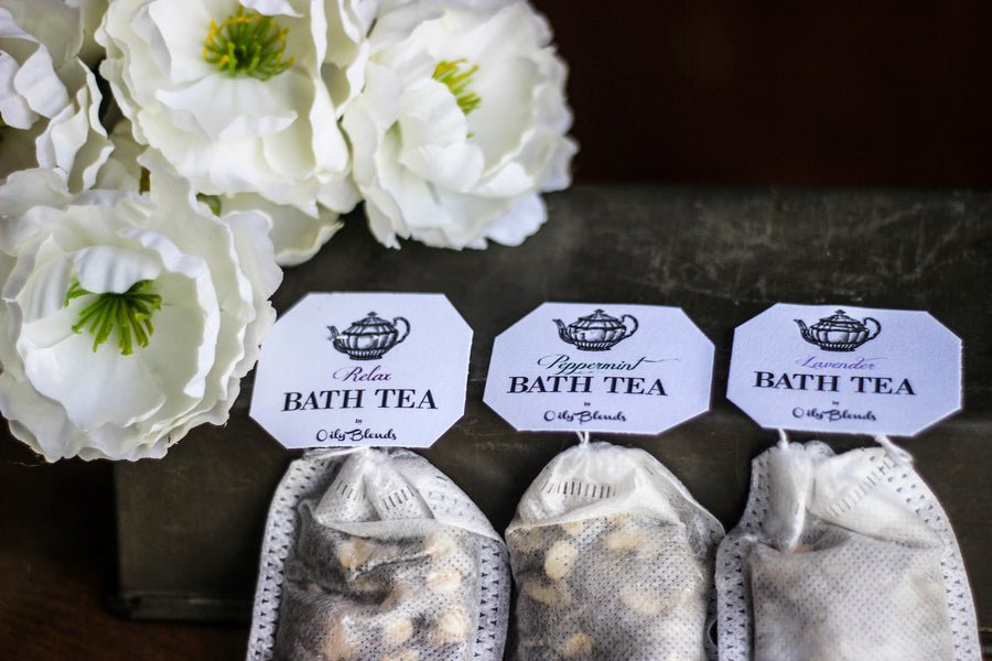 Essential Oil Bath Tea - Single Bags - Oily BlendsEssential Oil Bath Tea - Single Bags