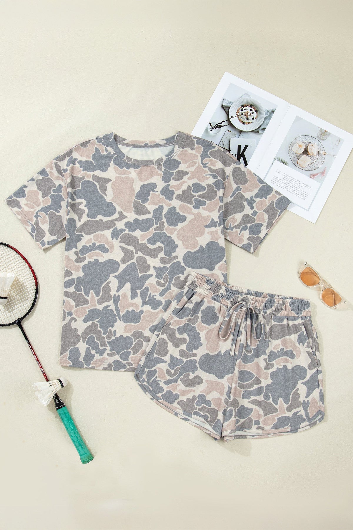 Camo Loose Top Outfit