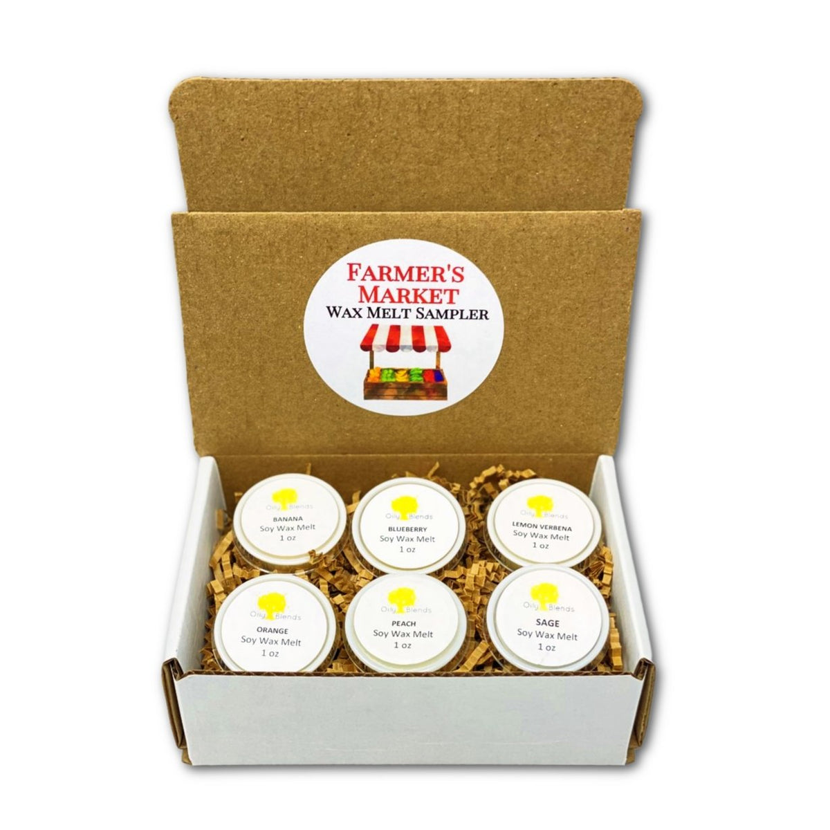 Farmer's Market 1 oz Wax Melt Sampler - Oily BlendsFarmer's Market 1 oz Wax Melt Sampler