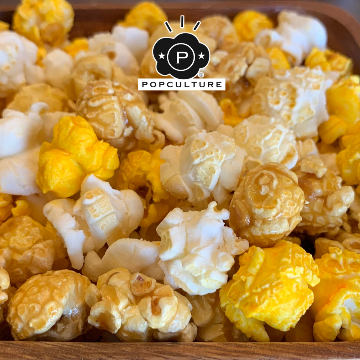 Caramel, Cheddar & Aged White Cheddar Gourmet Popcorn