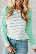 Stripe Raglan Top