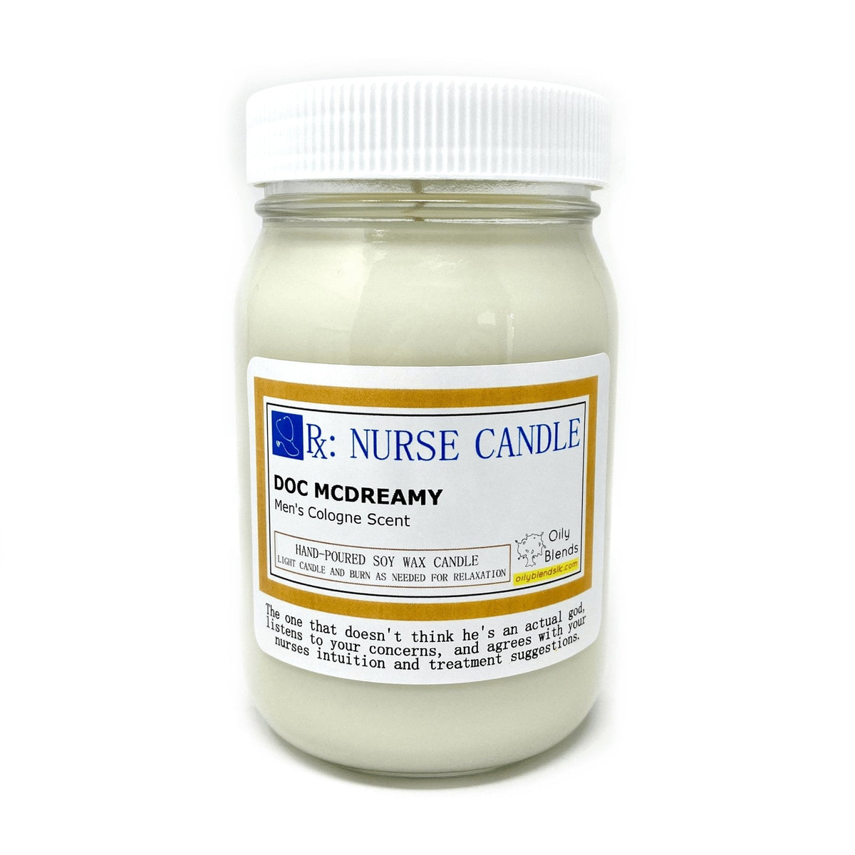 Jumbo Nurse Candles - 100 Hour Burn Time Soy Wax Candles - Oily BlendsJumbo Nurse Candles - 100 Hour Burn Time Soy Wax Candles
