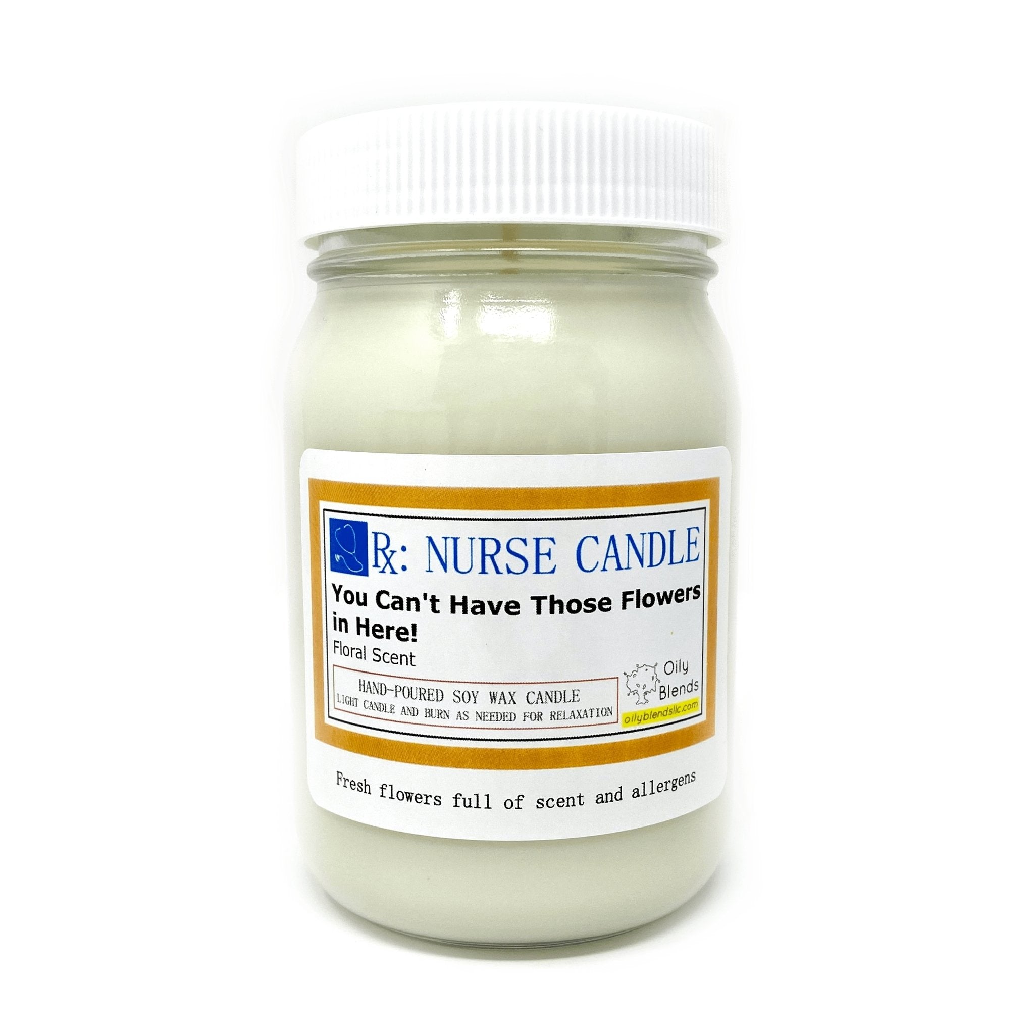 Jumbo Nurse Candles - 100 Hour Burn Time Soy Wax Candles - Oily BlendsJumbo Nurse Candles - 100 Hour Burn Time Soy Wax Candles