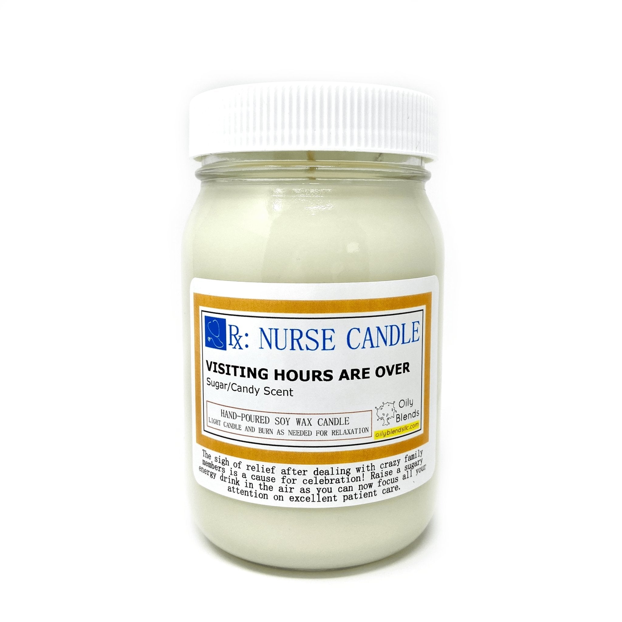 Jumbo Nurse Candles - 100 Hour Burn Time Soy Wax Candles - Oily BlendsJumbo Nurse Candles - 100 Hour Burn Time Soy Wax Candles