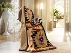 Lakota Skys Southwestern Plush Sherpa Throw Blanket — 50" × 60"