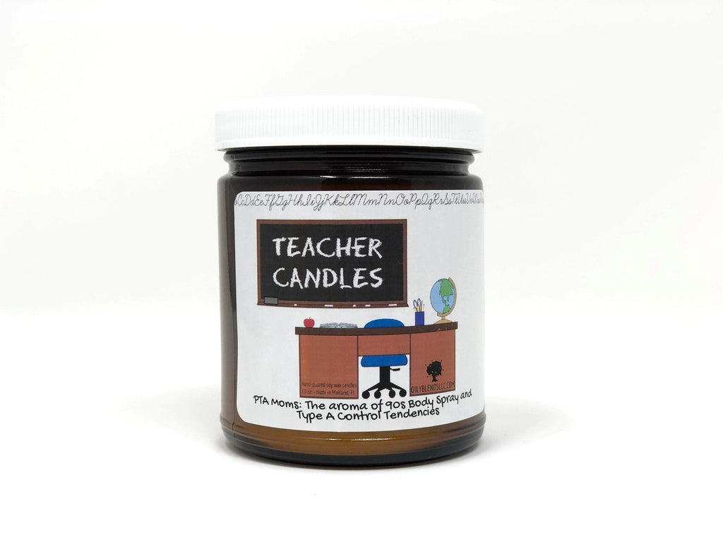 Mini Teacher Candles - 25 Hour Burn Time Soy Wax Candles - Oily BlendsMini Teacher Candles - 25 Hour Burn Time Soy Wax Candles