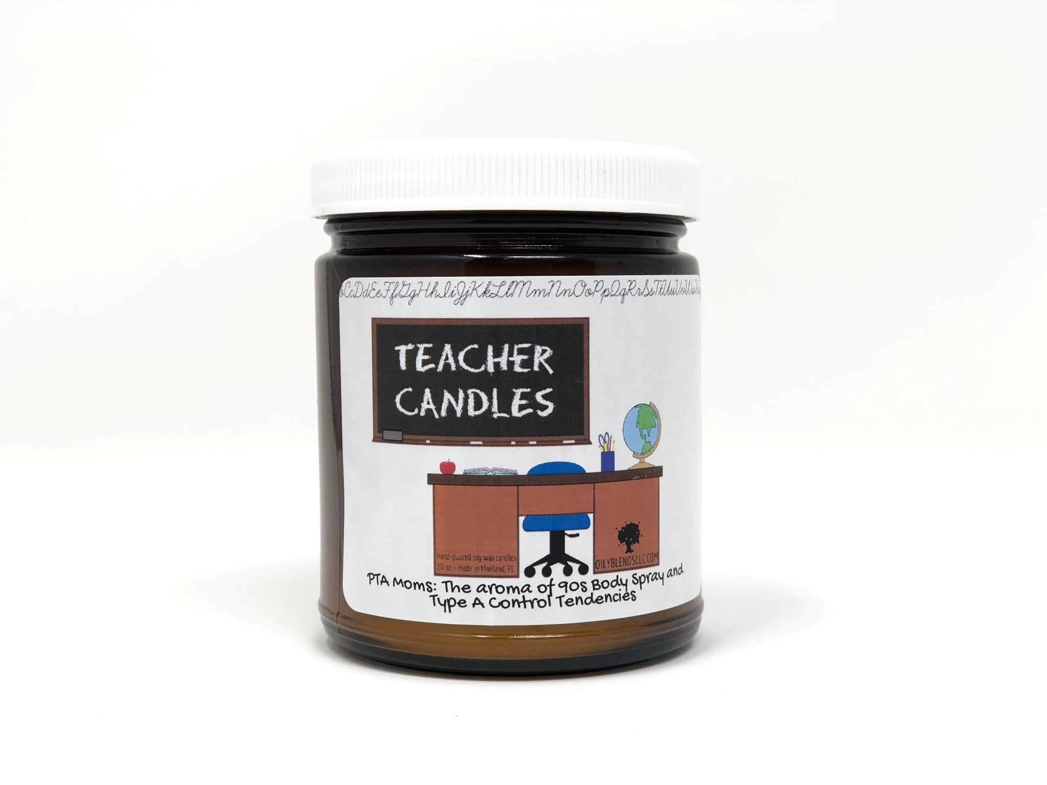 Mini Teacher Candles - 25 Hour Burn Time Soy Wax Candles - Oily BlendsMini Teacher Candles - 25 Hour Burn Time Soy Wax Candles