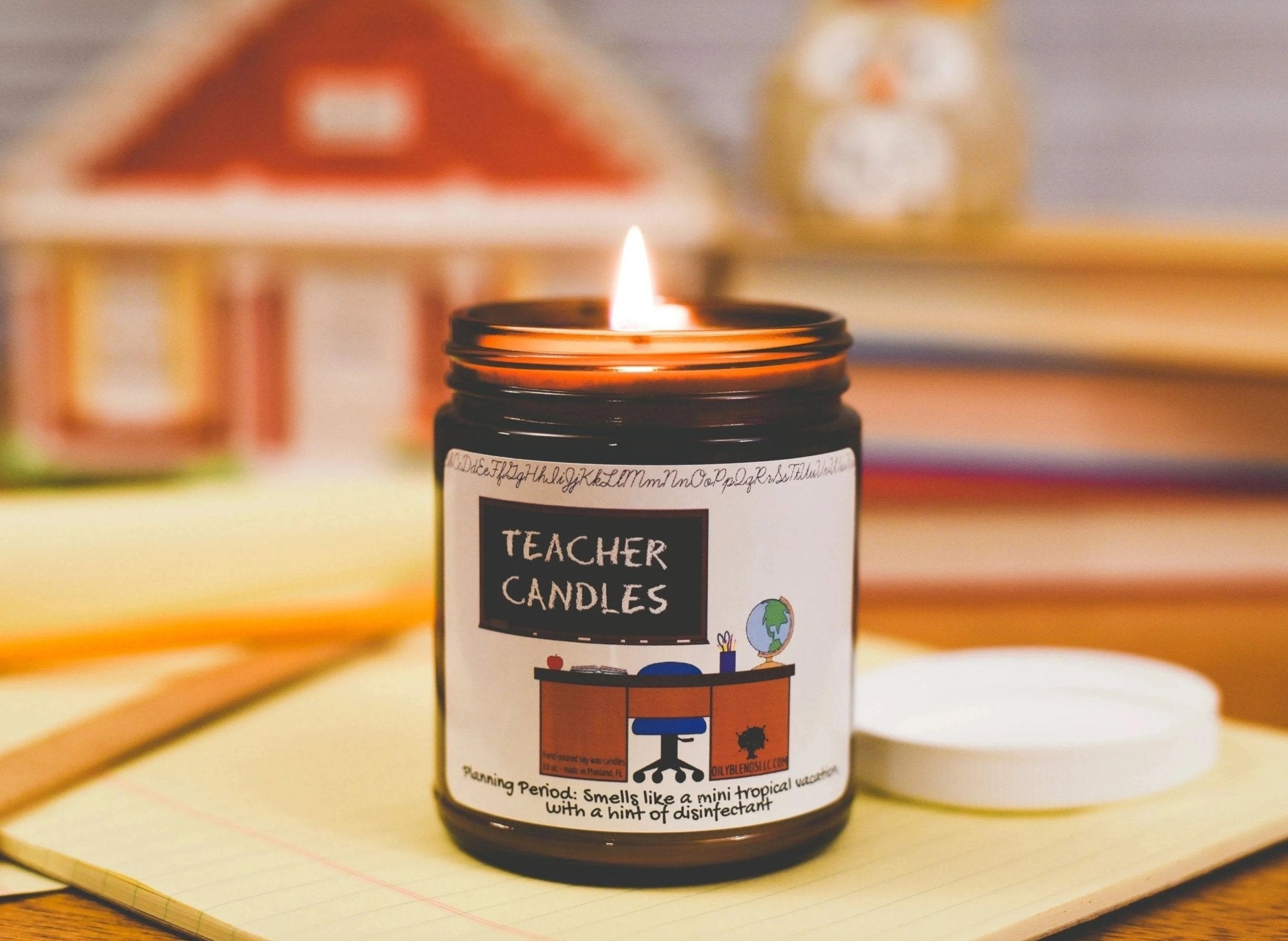 Mini Teacher Candles - 25 Hour Burn Time Soy Wax Candles - Oily BlendsMini Teacher Candles - 25 Hour Burn Time Soy Wax Candles