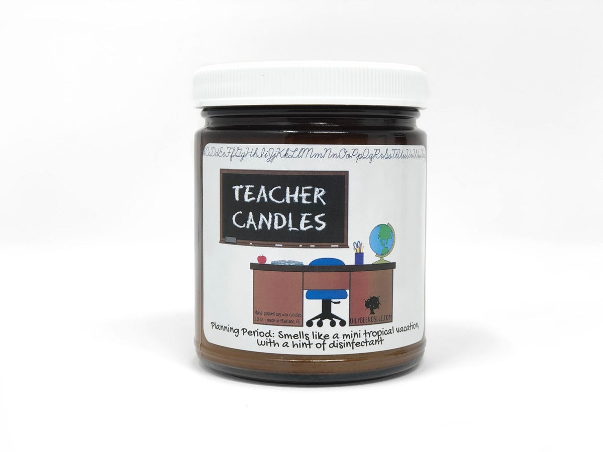 Mini Teacher Candles - 25 Hour Burn Time Soy Wax Candles - Oily BlendsMini Teacher Candles - 25 Hour Burn Time Soy Wax Candles