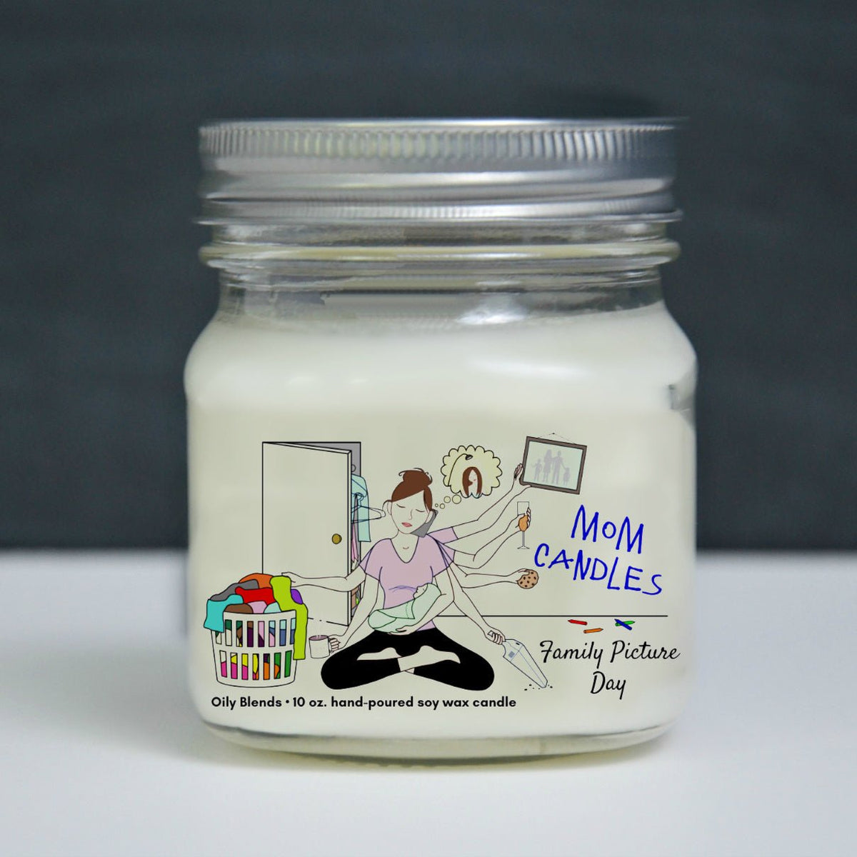Mom Candles - 50 Hour Burn Time Soy Wax Candles - Oily BlendsMom Candles - 50 Hour Burn Time Soy Wax Candles