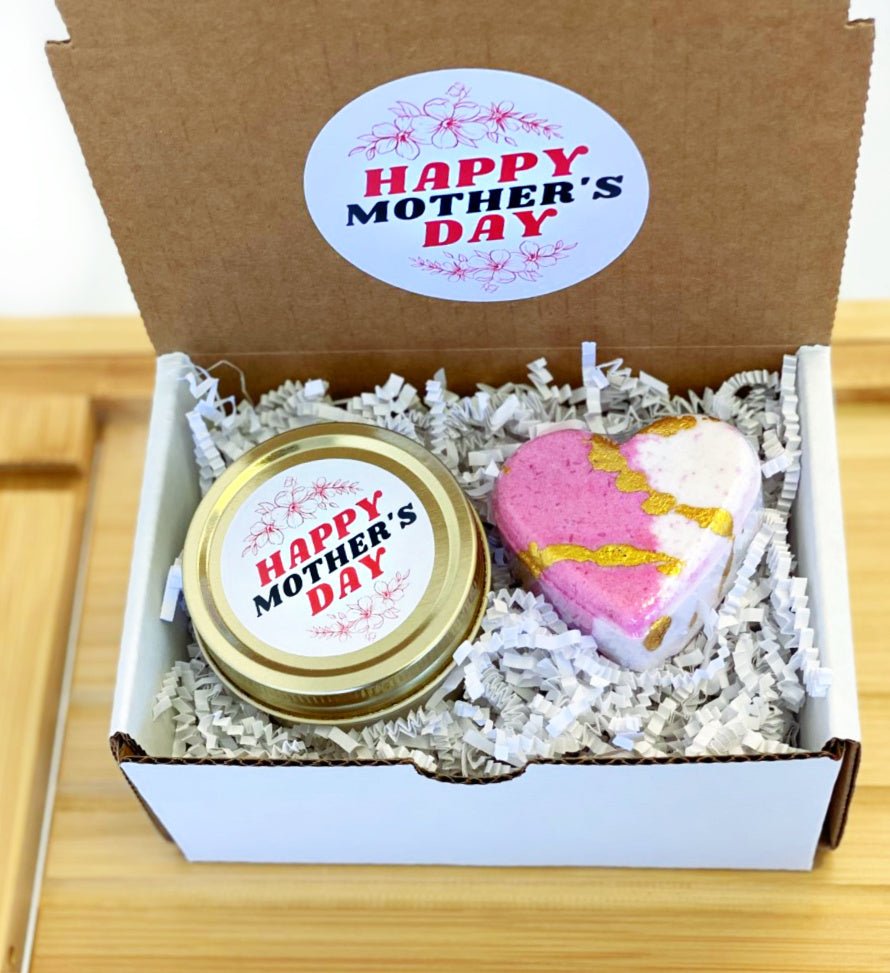 Mother's Day Gift Box/ Candle and Heart - Oily BlendsMother's Day Gift Box/ Candle and Heart
