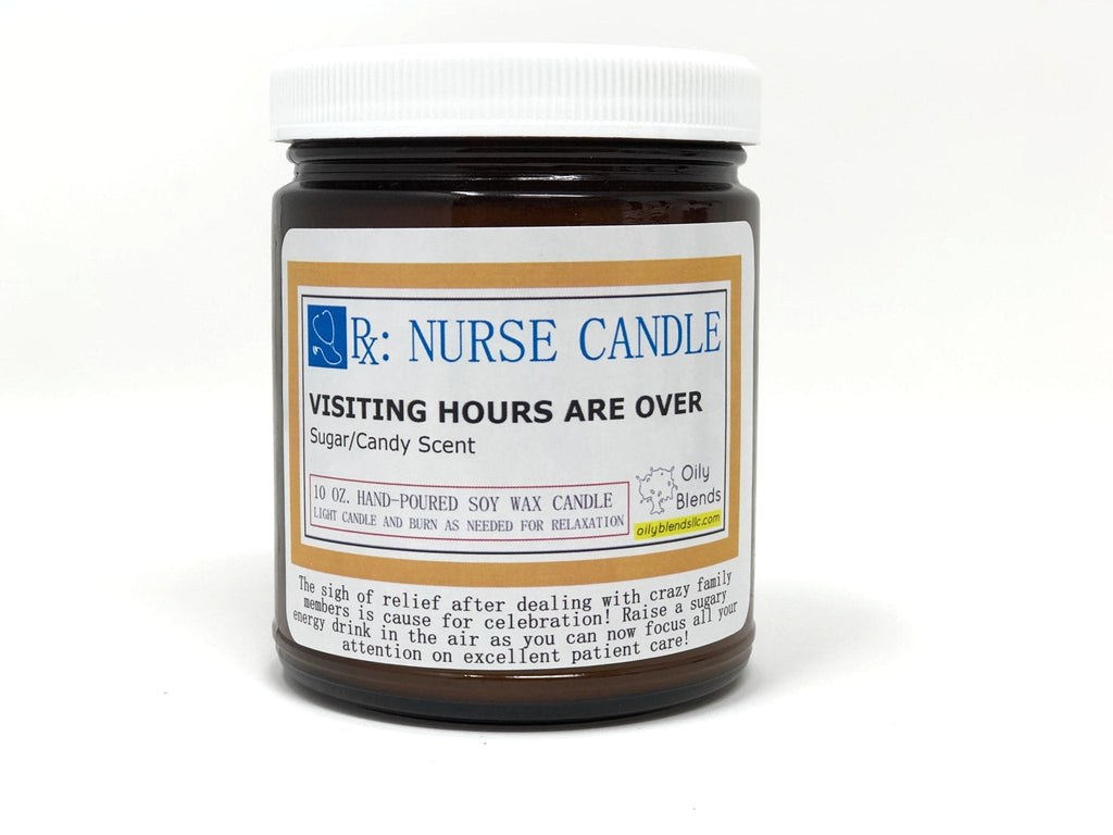 Nurse Candles - 25 Hour Burn Time Soy Wax Candles - Oily BlendsNurse Candles - 25 Hour Burn Time Soy Wax Candles